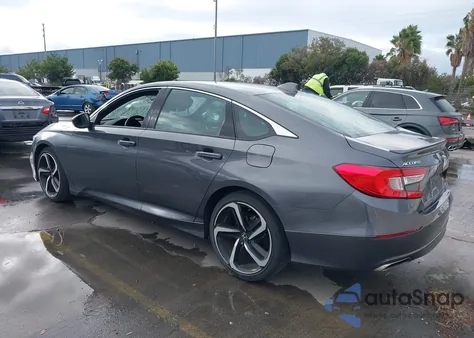 2018 Honda Accord Sport from USA, damaged, VIN 1HGCV1F37JA066953
